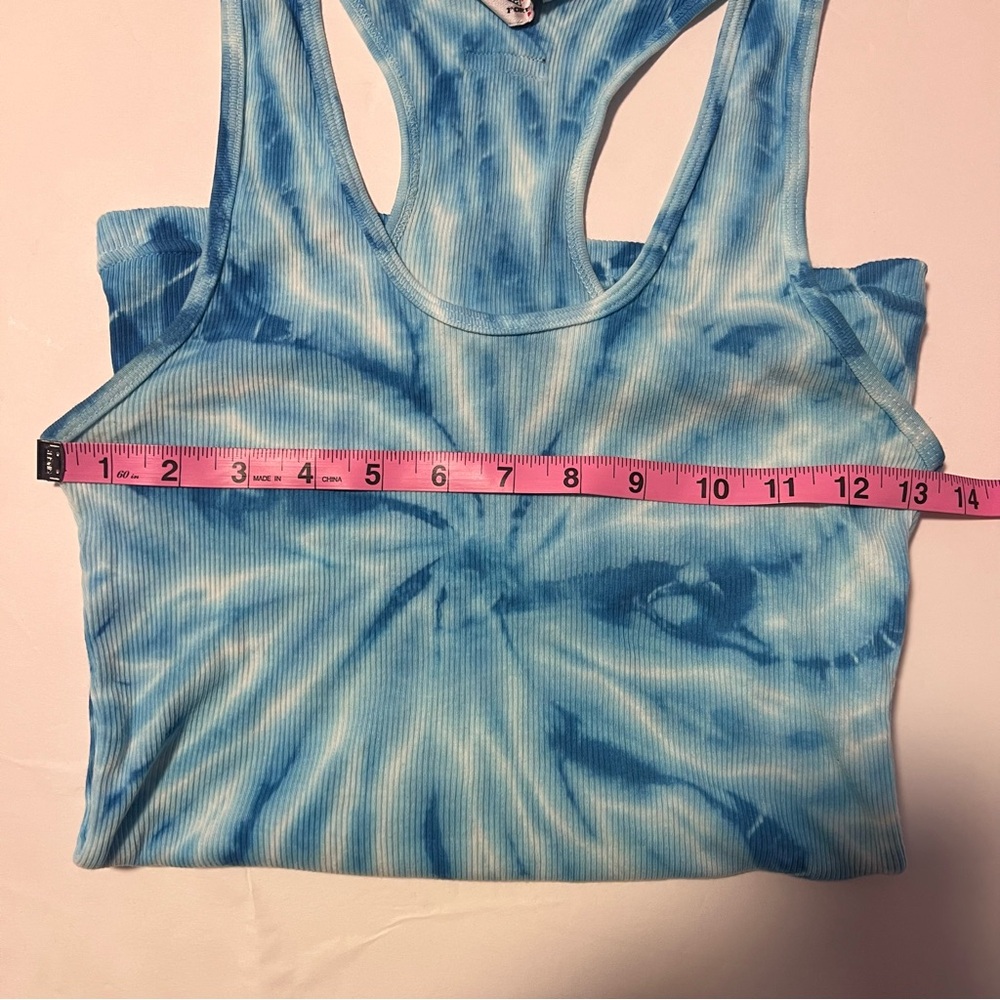 Hard Tail Ribbed Tie Dye Racerback Tank - Picture 6 of 7